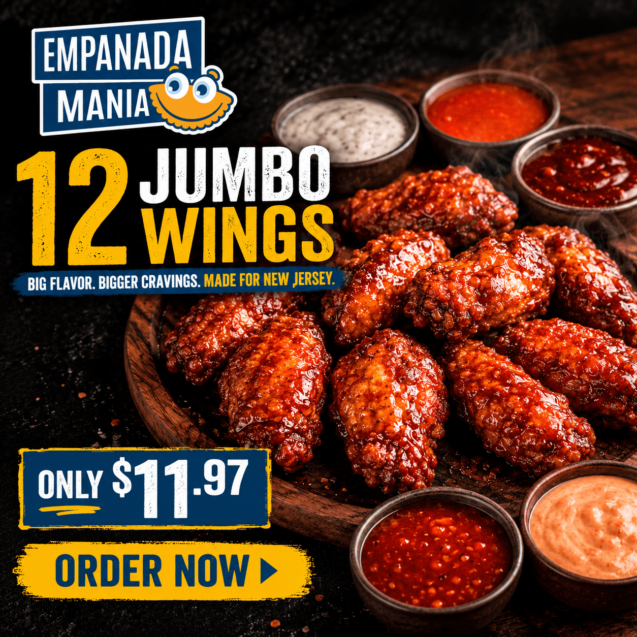 12 Jumbo Wings